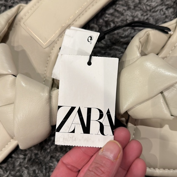 Zara Cream Women Sandals - Picture 5 of 7